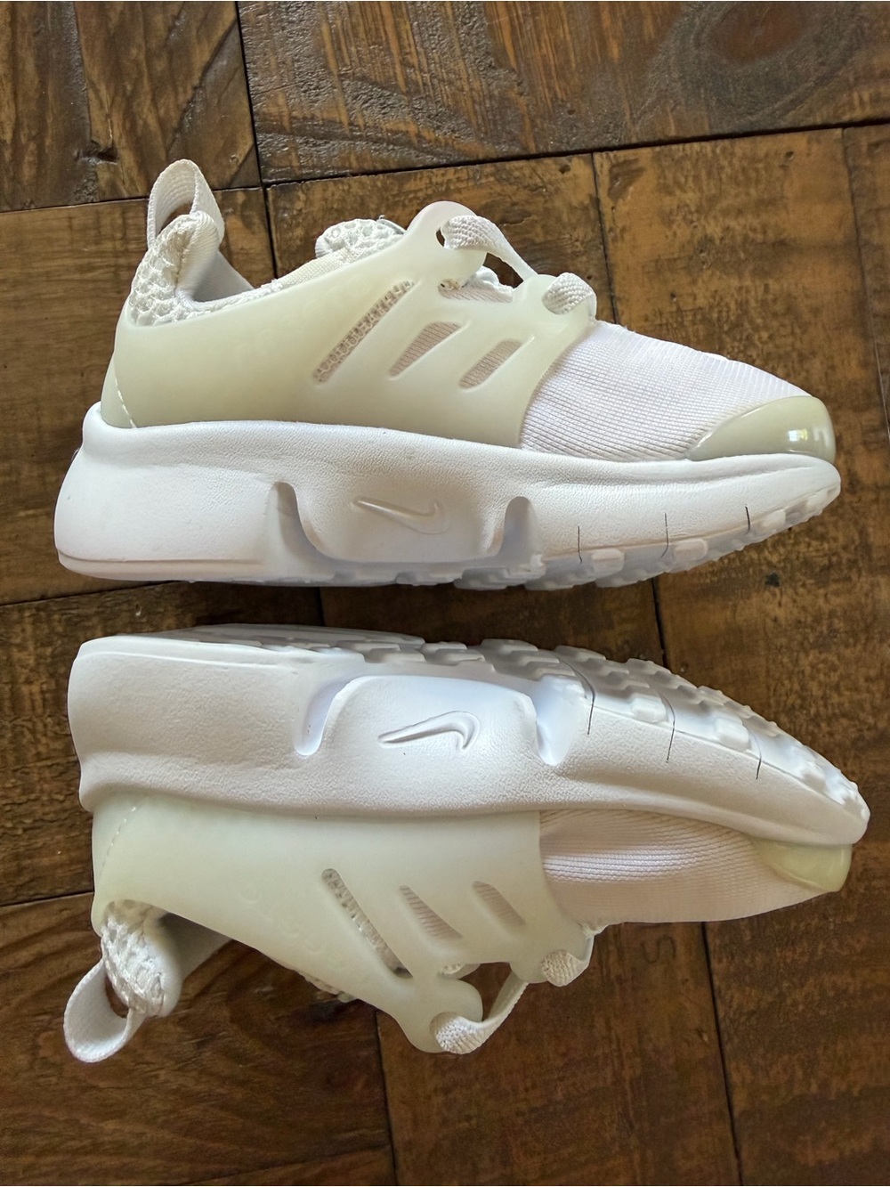 Nike Little Presto TD Triple White Toddler Sneakers Size 6C 844767-100 - Picture 7 of 8